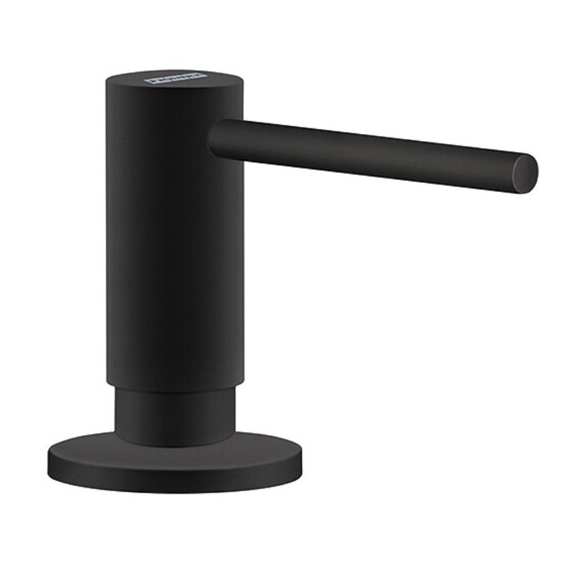 Distributeur de savon à encastrer en laiton noir