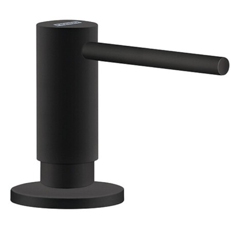 Distributeur de savon à encastrer en laiton noir