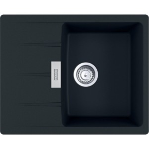 Evier à encastrer ou à fleur de plan 620x500mm noir