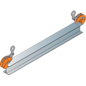 Paire de pince de levage à poutre horizontal 2T