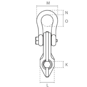 Pince de levage avec serrage à vis de 500 à 6000kg