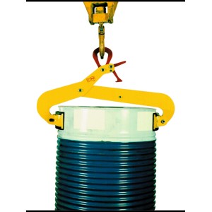 Pinces semi-automatiques pour levage de fûts acier verticaux