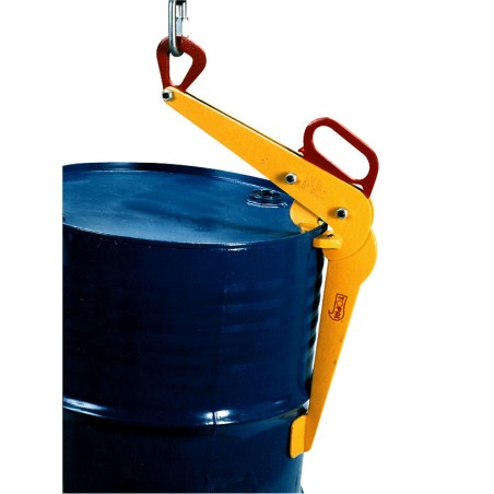 Pinces pour levage de fûts acier verticaux à rebords - TRACTEL