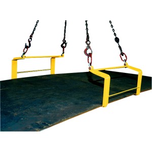 Crochets doubles pour levage de plaques horizontales - TRACTEL