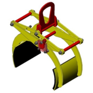 Pinces pour levage et pose en tranchée de tuyaux horizontaux