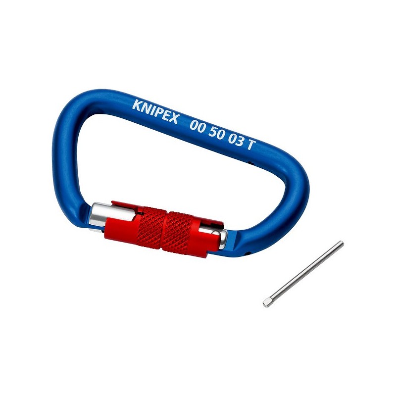 Lot de 2 mousquetons en aluminium