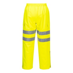 Pantalon de pluie haute visibilité jaune