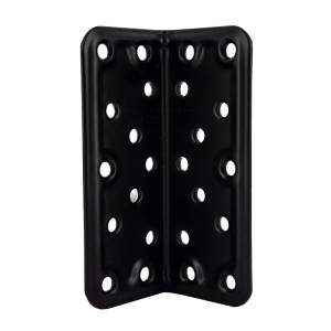 Équerre d'assemblage 100mm noire ou blanche