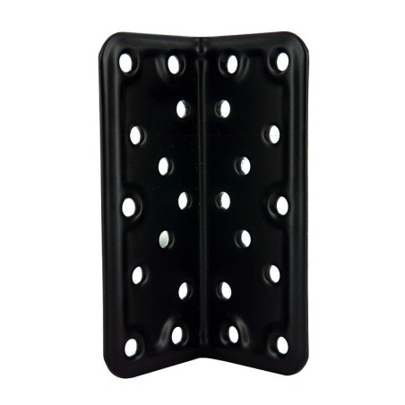 Équerre d'assemblage 100mm noire ou blanche