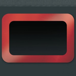 Cadre de couleur pour poubelles de tri Amsterdam rouge