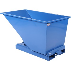 Benne auto-basculante de 150 à 3000 litres jaune