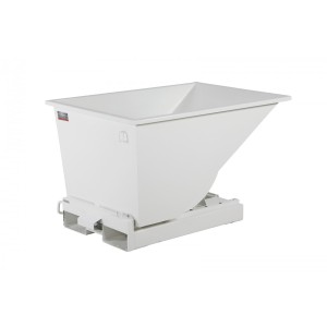Benne auto-basculante de 150 à 3000 litres blanc