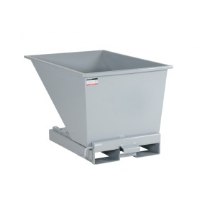 Benne auto-basculante de 150 à 3000 litres gris