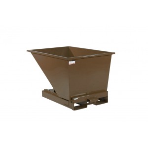 Benne auto-basculante de 150 à 3000 litres marron