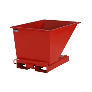 Benne auto-basculante de 150 à 3000 litres rouge