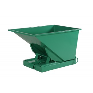 Benne auto-basculante de 150 à 3000 litres vert