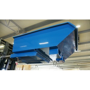 Benne basculante surbaissée pour espace restreint