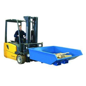 Benne basculante surbaissée pour espace restreint