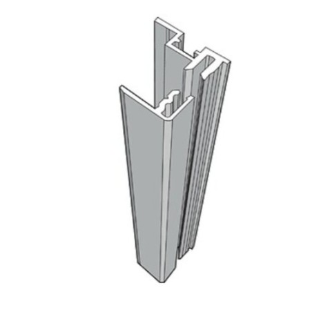 Profil double permettant la pose d'un miroir