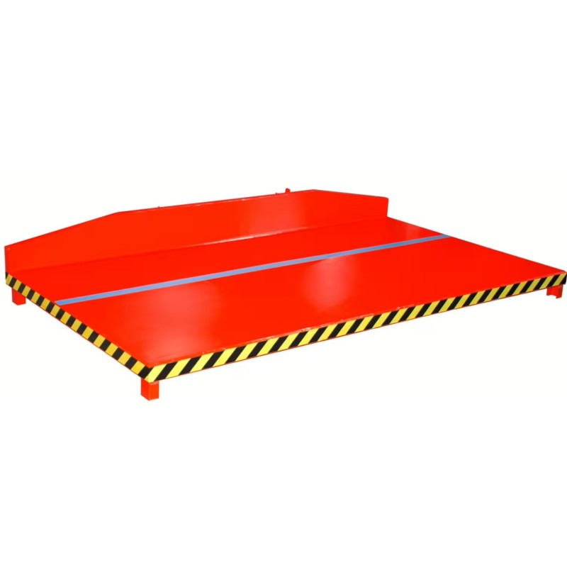 Palette pour le transport de grand panneaux rouge