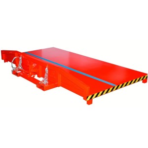 Palette pour le transport de grand panneaux rouge