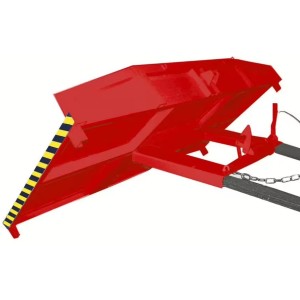 Palette pour le transport de grand panneaux rouge