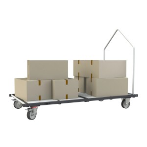 Chariot modulaire tube 4 ridelles 1960 x 1000 mm