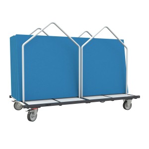 Chariot modulaire tube 4 ridelles 1960 x 1000 mm