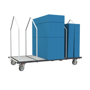 Chariot modulaire tube 4 ridelles 1960 x 1000 mm