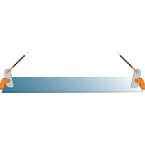 Pinces de levage horizontal pour tôles
