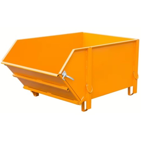 Conteneur pour matériaux de construction BTP orange