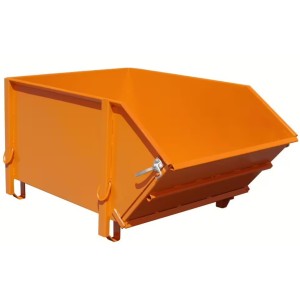 Conteneur pour matériaux de construction BTP orange