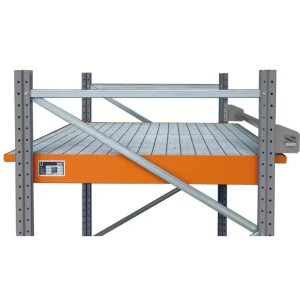 Bac de rétention pour rack à palettes