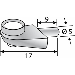 Taquets pour étagère en verre