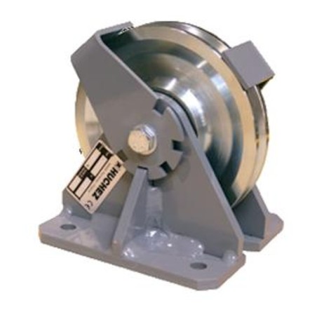 Poulies de renvoi fixes avec chapes en équerre pour câble 4 à 20 mm