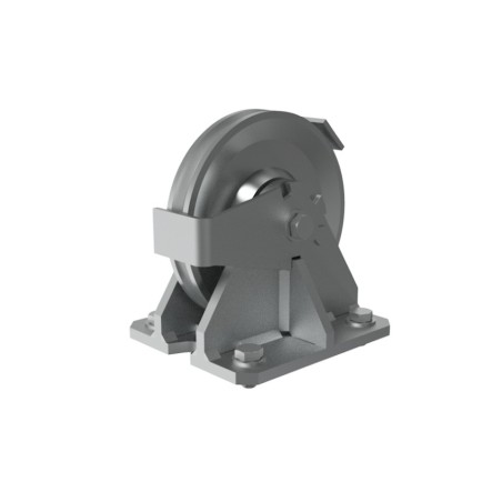 Poulies de renvoi inox fixes avec chapes en équerre inox