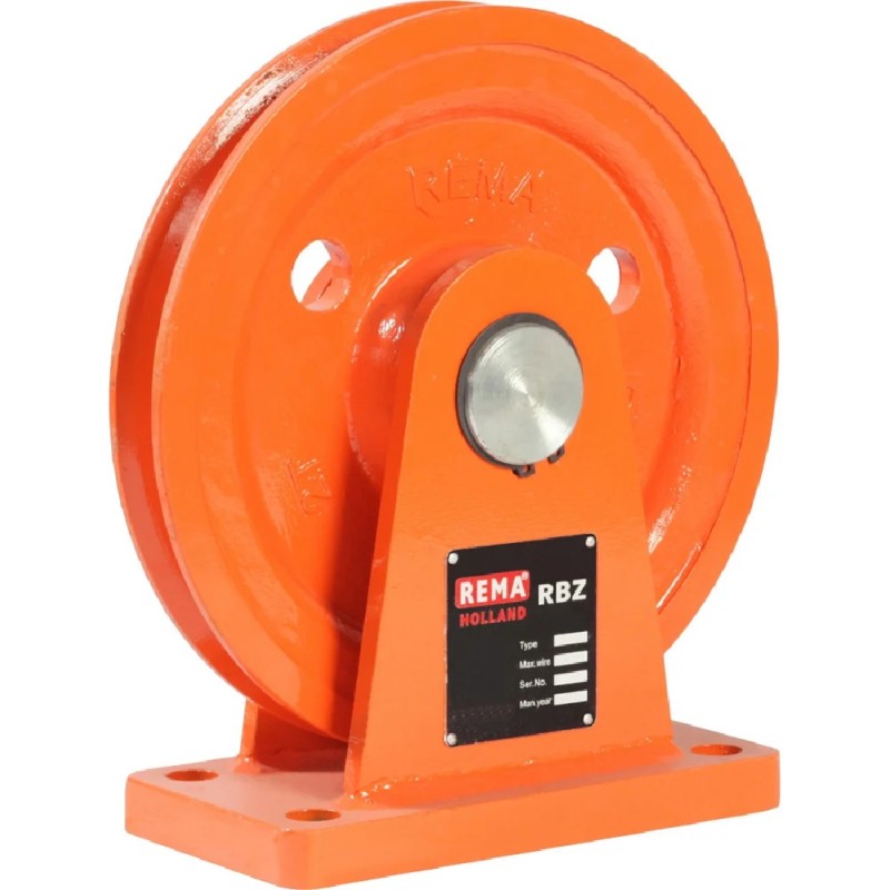 Poulie à câble avec support fixe