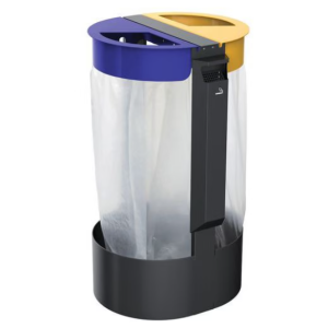 Support de sac 2 flux sur pied Citwin premium et cendrier - Rossignol