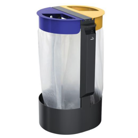 Support de sac 2 flux sur pied Citwin premium et cendrier - Rossignol