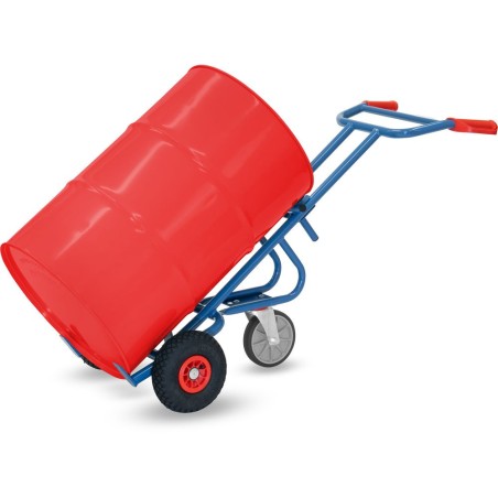 Diable à fûts avec roue directionnelle