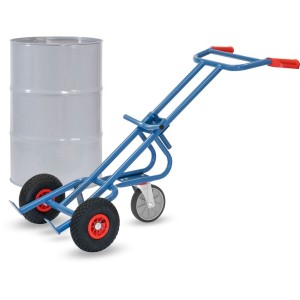 Diable à fûts avec roue directionnelle
