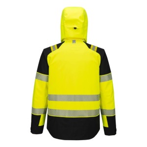 Veste de pluie haute visibilité PW3 jaune