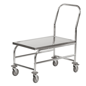 Chariot inox 1 dossier - Hauteur de la plate forme 470 mm