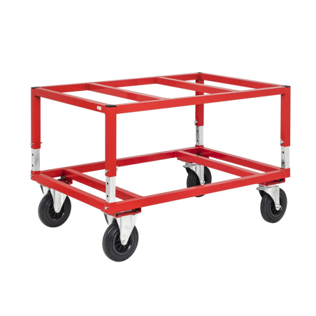 Chariot pour palette Europe avec hauteur réglable
