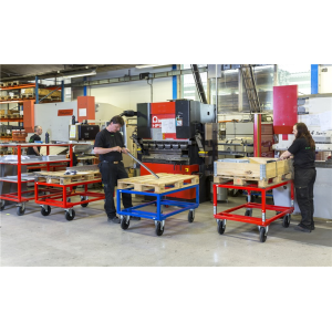 Chariot pour palette Europe avec hauteur réglable