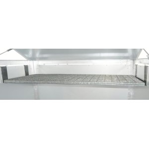 Étagère intermédiaire en caillebotis pour armoire de stockage