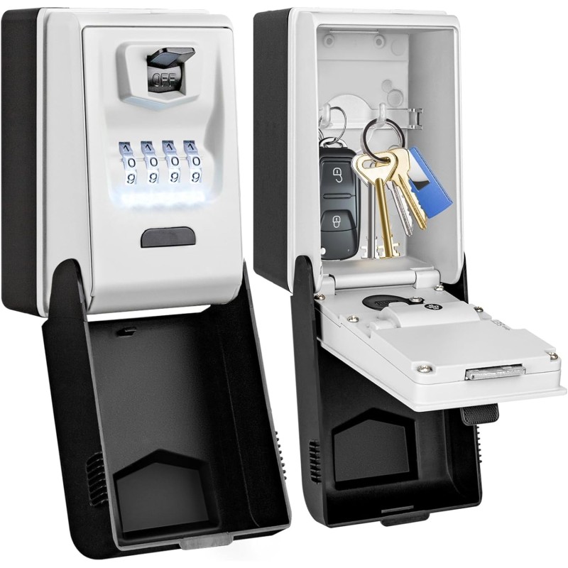 Boite à clés Sécurisée Extérieure Rétroéclairée Boite à clés Sécurisée Extérieure Rétroéclairée