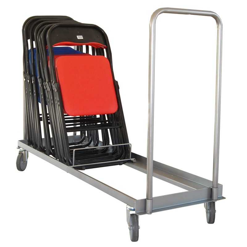 Chariot porte-chaises pliables et empilables 150 kg