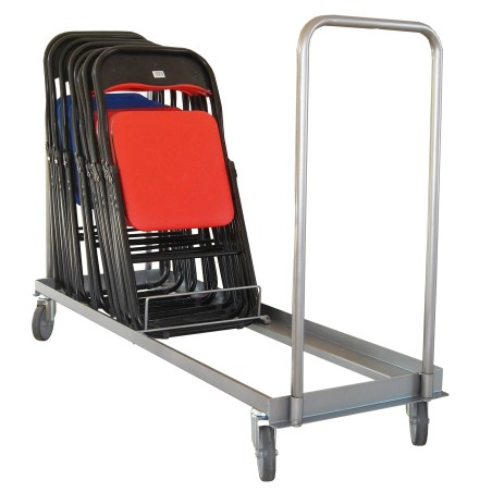 Chariot porte-chaises pliables et empilables 150 kg
