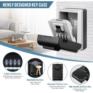 Boite à clés Sécurisée Extérieure Rétroéclairée Boite à clés Sécurisée Extérieure Rétroéclairée